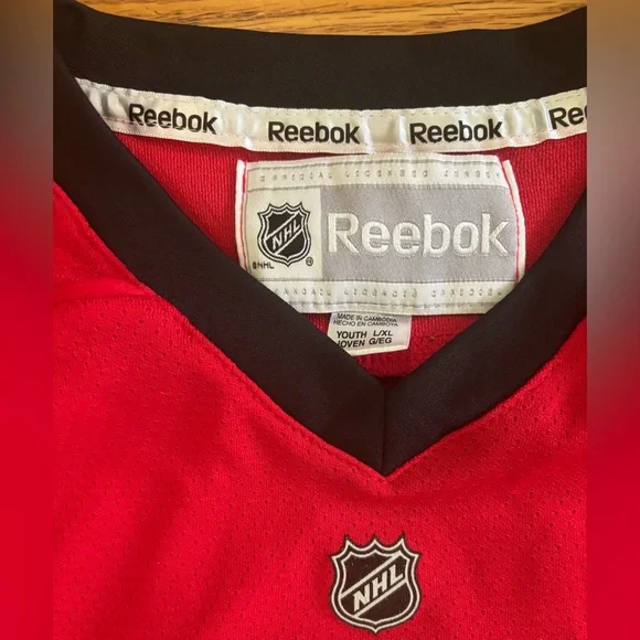 CHICAGO BLACKHAWKS Reebok Hockey Jersey Youth L/XL #88 Patrick Kane NHL Sports - Picture 2 of 7